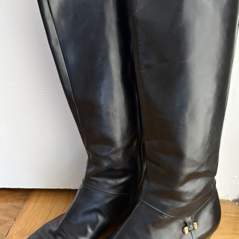 VINTAGE SALVATORE FERRAGAMO Tall Leather Boots